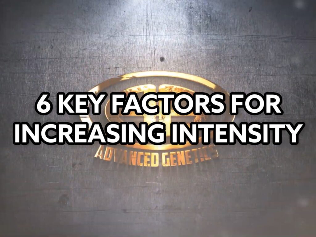 6 Key Factors for Increasing Intensity