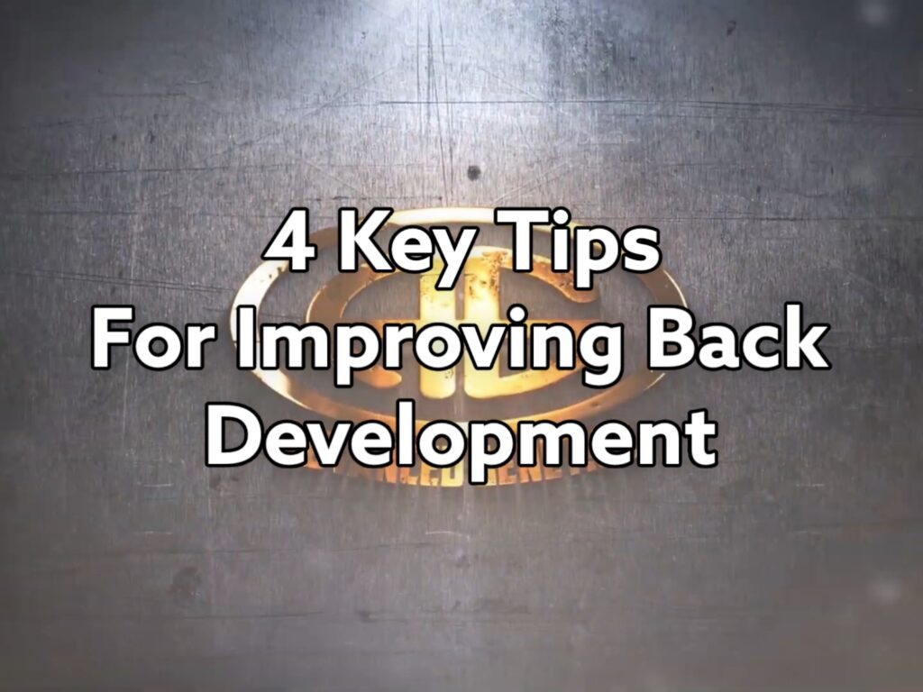4 Key Tips for Improving Back Development – Advanced Genetics