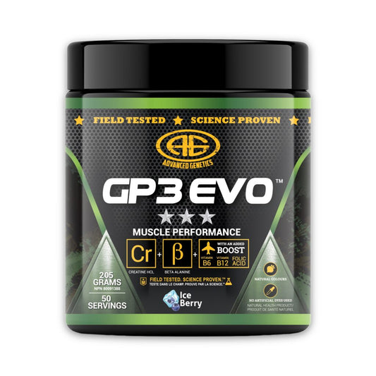 GP3 evo ice berry bottle